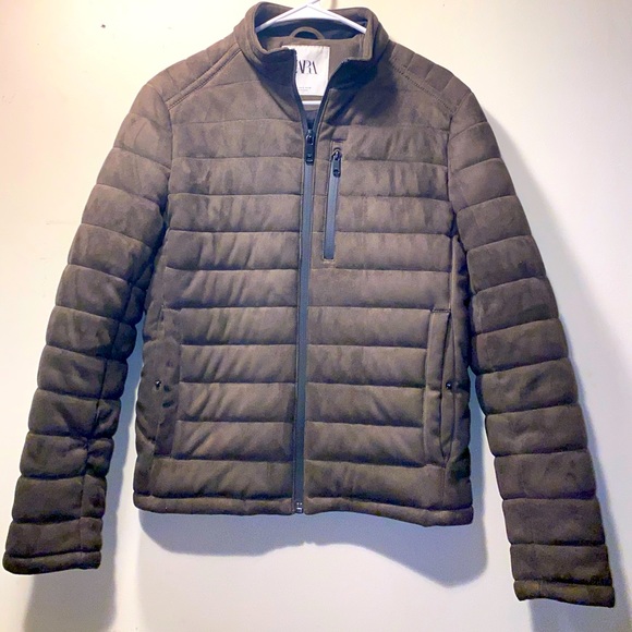 ZARA “SUEDE” puffer - Picture 2 of 12